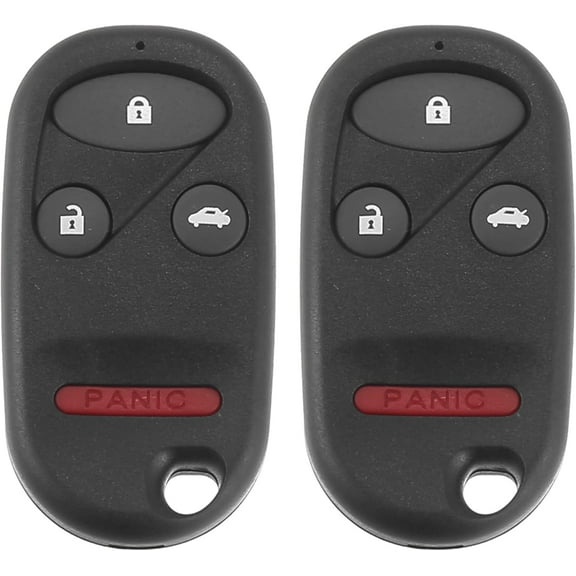X AUTOHAUX 2pcs 315MHz KOBUTAH2T Replacement Smart Proximity Keyless Entry Remote Key Fob for Honda Accord 1998-2002 for Acura TL 1999-2001 4 Buttons