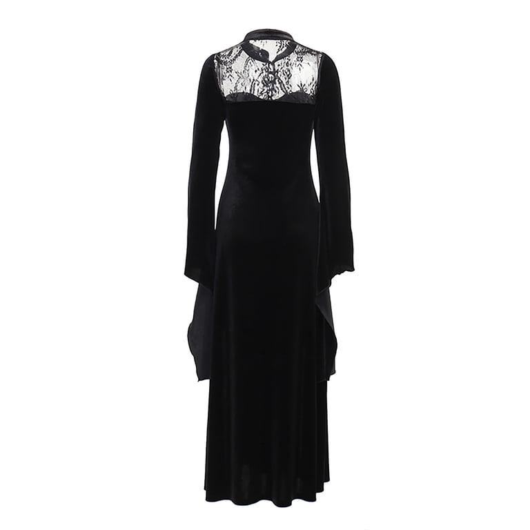 gothic black maxi dress Gothic Eden Maxi Dress