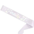 thumbnail image 6 of Aellinatey Girl Teens Birthday Sash for Spring Carnivals Photography Birthday FINALLY 21, 6 of 6
