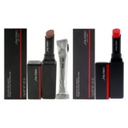 Shiseido VisionAiry Gel Lipstick 2 Pc Kit - 2 x 0.05 oz Lipstick 202 - Bullet Train, Lipstick - 221 Code Red