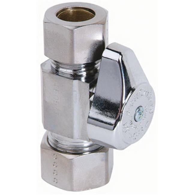 Brass Craft G2CR34X CD .63 x .5 in. Chrome Straight Valve