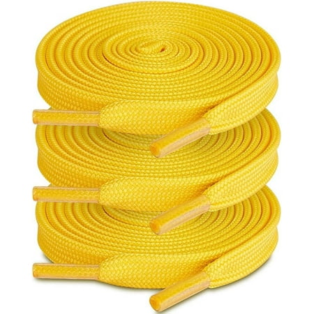 3 Pair Flat Shoe Laces for Sneakers  Shoelaces for Sneakers Athletic Running Shoes Boot Strings