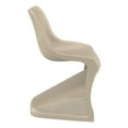 thumbnail image 6 of 33.5" Taupe Brown Outdoor Patio Dining Chair, 6 of 8