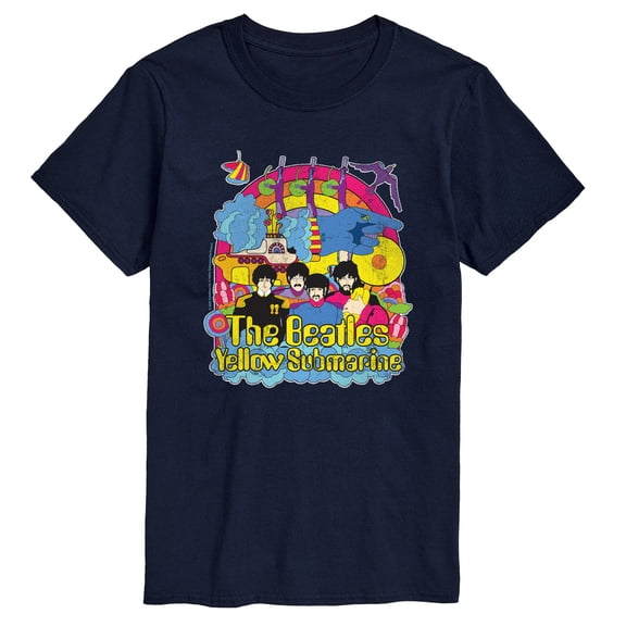 The Beatles - Vintage Yellow Submarine - Men's Short Sleeve Graphic T-Shirt
