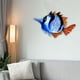 thumbnail image 4 of Decoración de la pared del arte de los pescados , esculturas de la pared de los ornamentos del arte de los pescados para la playa de la sala Azul Macarena Decoraciones de pared, 4 of 8