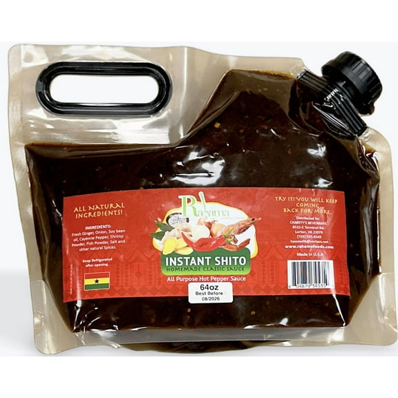 Rahama Shito (Hot pepper Sauce) 0.5 gallon