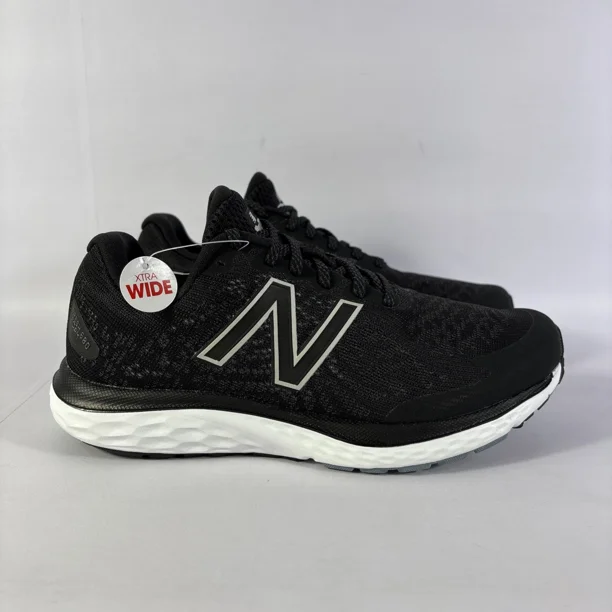 New Balance Fresh Foam 680 V7 Men’s Size 7 Running Shoes Black White NEW DF