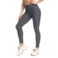 thumbnail image 2 of SHCKE High Waist Yoga Pants Tummy Control Workout Running 4 Way Stretch Yoga Leggings Women Capris Pants, 2 of 7