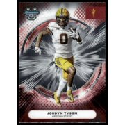 2025 Bowman University Best Jordyn Tyson #29 Arizona State Sun Devils Football Card Arizona State Sun Devils NCAA Football Trading Card