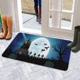 thumbnail image 5 of Halloween Spider Bat Door Mat,Durable Absorbent Indoor Outdoor 17x30 Inch Horror Pumpkin Ghost Door Mats for Kitchen Nursery Floor Entryway Rug, 5 of 6