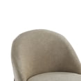 thumbnail image 6 of Christopher Knight Home Chenille Upholstered Dining Chair with Curved Back, Light Camel, Set of 2, 6 of 9