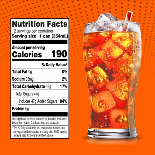 Big K Orange Caffeine Free Soda Can - 12 fl oz - 12 pk - Walmart.com
