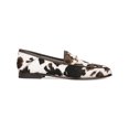 thumbnail image 2 of Sam Edelman Womens Loraine Leather Embellished Loafers B/W 6 Medium (B,M), 2 of 3