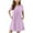 Purple a, variant on Spazoro Toddler Girls A-Line Dress, Short Sleeve Solid Color Round Neck Casual Princess Dresses for Child Girls Green Size 12 T