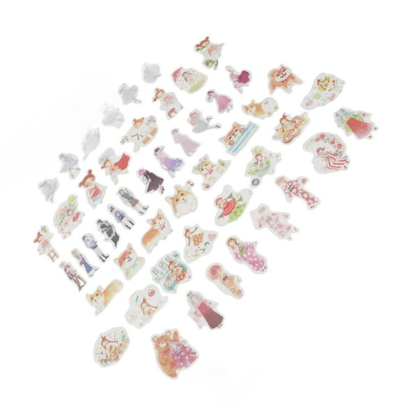Linda Pegatina Para álbum De Recortes, Pegatinas De Papel Japonés Para álbum De Recortes, Impresión De Alta Precisión, Exquisitos Patrones DIY, Múltiples Para Fotografía