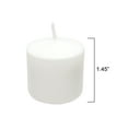 thumbnail image 4 of Mainstays Unscented Votive Candles, White, 16 Count, 4 of 6