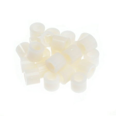 Flower Tube Spacer - 25pcs Nylon Round Straight Pillar Insulating Tube PCB Spacer Standoffs 4x7x6mm