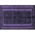 thumbnail image 1 of Ahgly Company Indoor Rectangle Abstract Blue Modern Area Rugs, 2' x 3', 1 of 4