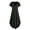 Black, variant on Nightgowns Women Plus Size V Neck Loungewear Short Sleeve Sleepwear S-XXL RHW2895
