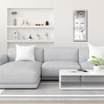 thumbnail image 4 of ArtToFrames 7" x 17" Bright Silver Picture Frame, 7x17 inch Silver Wood Poster Frame (WOM-4752), 4 of 8