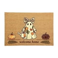 thumbnail image 2 of Antqov Halloween Door Mat 16x24" Non Slip Funny Ghost Pumpkin Front Door Mat Spooky Soft Doormats for Home Kicthen Living Room Bedroom Decorations, 2 of 7