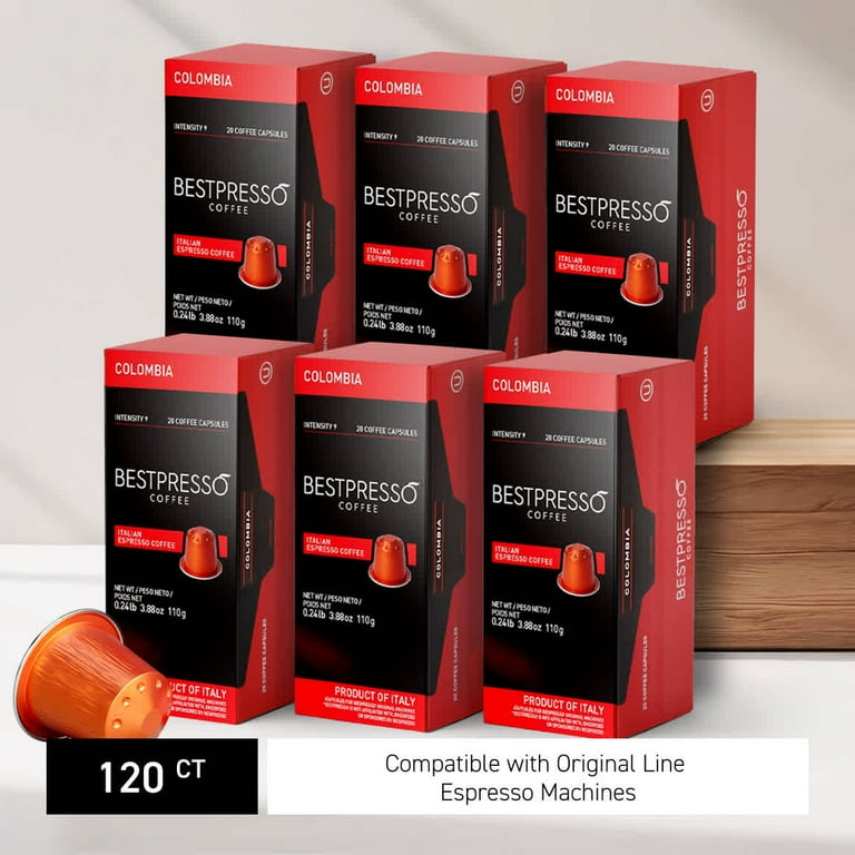 Bestpresso Coffee Capsules for Nespresso Original Machine
