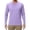 Light Purple, variant on WTOBBY Men's Raglan Sleeve Sports Top in Solid Color with Long Sleeve Design for Active Wear Lightweight and Comfortable Athletic Shirt for Training ,Blue L