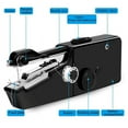 thumbnail image 2 of USB Electric Handheld Sewing Machine Kit, Cordless Mini Quick Repairing Sewing G4928, 2 of 6