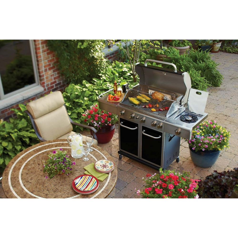 Better Homes and Gardens 5Burner Gas Grill, Black