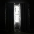 thumbnail image 2 of Lush Decor Reyna 100% Microfiber Lined Blackout Ruffled Rod Pocket Window Curtain Panel White Single 54X84, 2 of 7