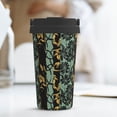 thumbnail image 6 of Fotbe Lilies Flowers Printed Insulated Travel Coffee Mug Spill Proof Leak Proof Stainless Steel Coffee Tumbler Reusable Coffee Cups with Lids Thermos, 6 of 8