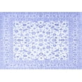 thumbnail image 1 of Ahgly Company Indoor Rectangle Persian Blue Traditional Area Rugs, 7' x 9', 1 of 4