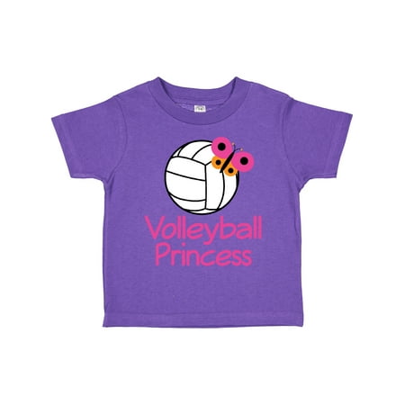 

Inktastic Volleyball Butterfly Princess Girls Toddler T-Shirt