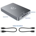 thumbnail image 4 of Lector de tarjetas CFexpress Tipo A Yuxing Adaptador USB3.1 Gen2 10 Gbps Gris oscuro, 4 of 5