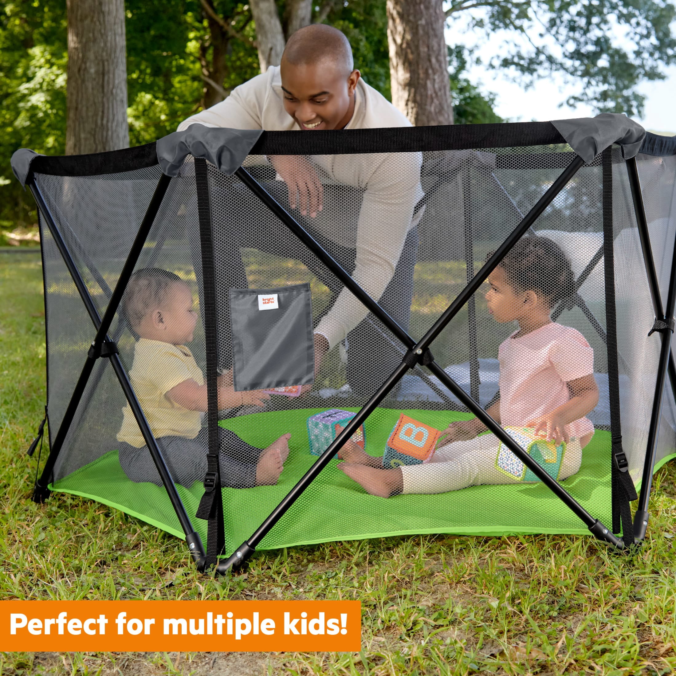 Bright Starts Pop ‘N Play Indoor/Outdoor Playard, Unisex, Infant