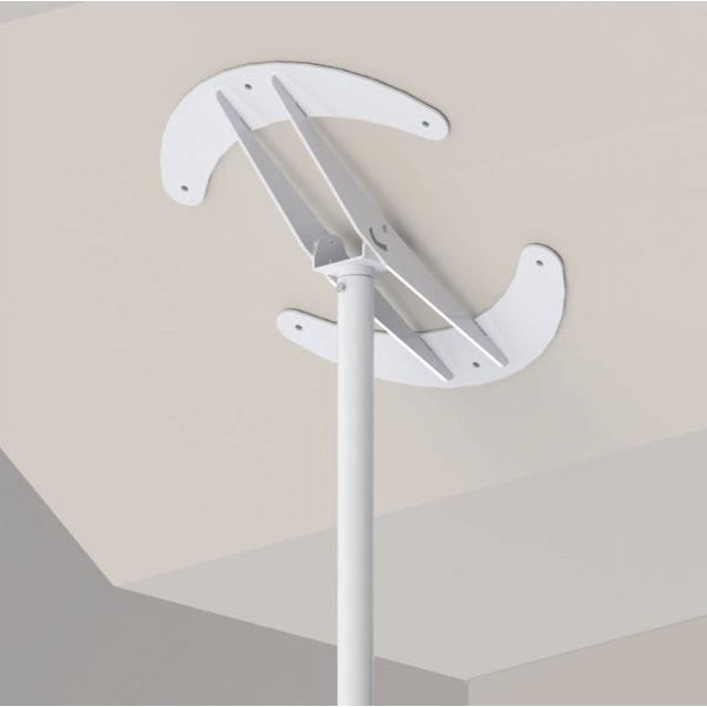 HEALTHCRAFT Angled Ceiling Top Plate Add On Kit for SuperPole (Regular Only)