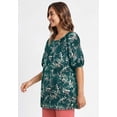 thumbnail image 3 of Woman Within Plus Size Blouson Peasant Tunic, 3 of 5