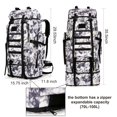thumbnail image 4 of Mochila de Senderismo W INTIMING 70L/100L Mochila MOLLE para Camping, 4 of 7