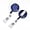 Blue 3, variant on 2 Pack Badge Reel with Belt Clip, Badge Holder Retractable Clip, Retractable for Teachers, Students, Office Workers (Pink)