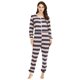 thumbnail image 2 of Pijamas de lana para adultos, ropa de dormir con capucha, mono de Navidad, peleles de felpa, Camisón con estampado de rayas de dibujos animados, 2 of 3