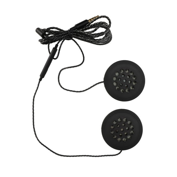 Auriculares para Casco Auriculares para Motocicleta de 35 Mm con Control de Volumen Auriculares para Casco de Motocicleta con Respuesta Automática para Deportes Al Aire Libre