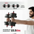 thumbnail image 3 of FitRx Smartbell Gym 5-in-1 Adjustable Dumbbell Set & Weight Set for Home Workouts, 45 lbs, 3 of 10