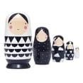 thumbnail image 2 of 5 Unids/set Muñecas Rusas Matryoshka para Anidar, 2 of 2