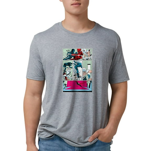 CafePress - G.I. Joe Snake Eyes Vs. Storm Men's Deluxe T Shirt - Mens Tri-blend T-Shirt