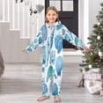 thumbnail image 6 of Soft Big Kids Onesie Pajamas Cozy Loose-Fit Jumpsuits for kids with Pockets for Christmas Lounge & Play Marine Organismsd, 6 of 8