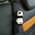 thumbnail image 5 of 1pc Cute Cartoon Panda Car Gear Shift Cover Soft Plush Auto Shifter Hand Brake Case Toy Bear Car Accessories Interior Decoration, 5 of 10