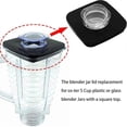 thumbnail image 5 of Blender Square Lid and Center Cap for Oster Blender Jar, 5 of 5