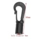 thumbnail image 3 of 4mm Shock Bungee Cord Karabiner Hook Elastic Cord Rope End Straight Bendy Shock Cord for Marine Kayak Canoe Boat Rafting, 3 of 5