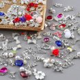 thumbnail image 5 of 50pcs 3D Acrylic Nails Charms for  Mix Styles Rhinestones for Nails Metal Nail Jewels for Nail Art Shiny Zircon Nail Rhinestones Alloy Nail Charm Pearl Nail Gems Cute Charms for Nails Design, 5 of 7