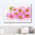 thumbnail image 2 of wall26 Canvas Print Wall Art Neon Pink Vibrant Gerbera Daisy Flowers Nature Floral Photography Realism Botanical Wilderness Zen Rustic Colorful Decorative for Living Room, Bedroom, Office - 16"x, 2 of 5